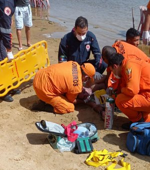 Duas vítimas de afogamento são resgatadas pelos bombeiros em Maceió e Penedo