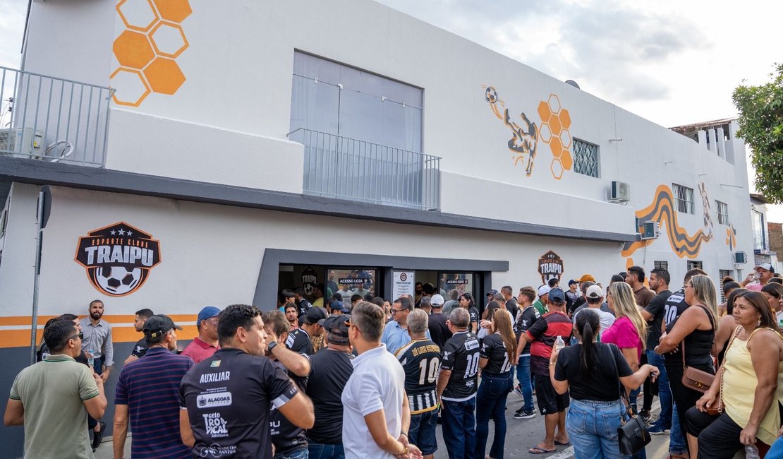 Esporte Clube Traipu inaugura sede administrativa e loja oficial do clube