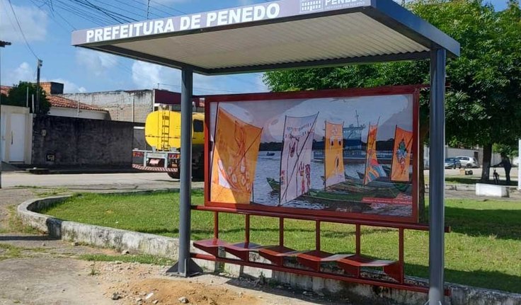 Mais 10 novos pontos de ônibus são instalados em toda cidade de Penedo