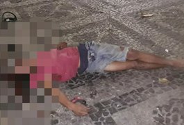 Após perseguição na madrugada, homem é morto com golpes de capacete no Centro de Arapiraca