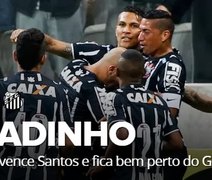 Corinthians vence o Santos e se aproxima do G4