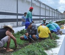 Prefeitura revitaliza Estádio Municipal para jogo desta terça