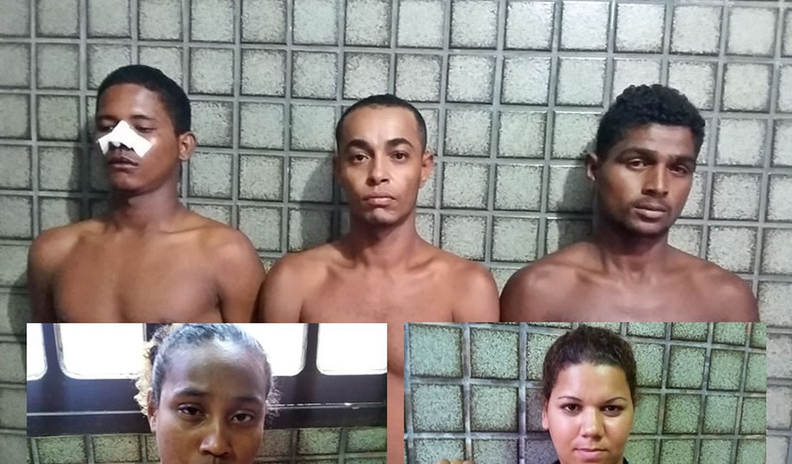 Polícia desarticula 'boca de fumo' em São Miguel dos Campos e cinco são detidos