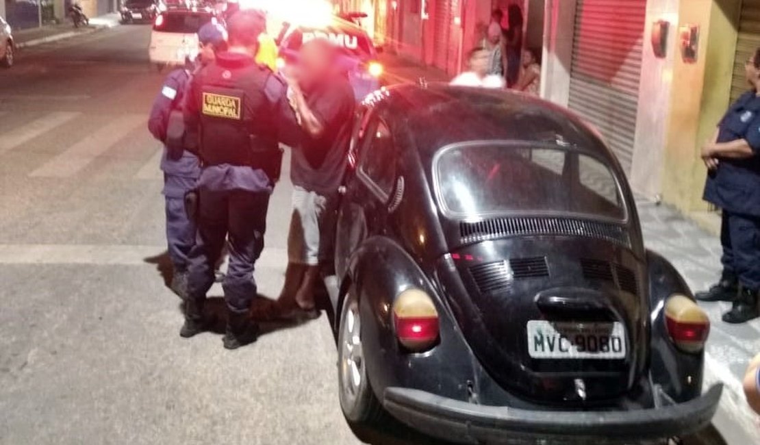 Motorista com suspeita de embriaguez é detido após colidir com em São Miguel dos Campos