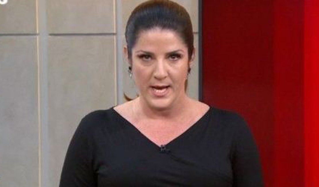 Cristiane Pelajo dá ‘piti’ ao vivo e é retirada do ar