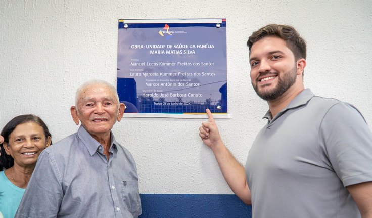Prefeito Lucas Santos inaugura UBS no Povoado Piranhas, zona rural de Traipu