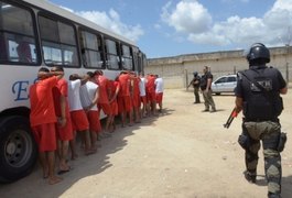 Governo transfere 68 custodiados da Delegacia de Penedo para Complexo Penitenciário