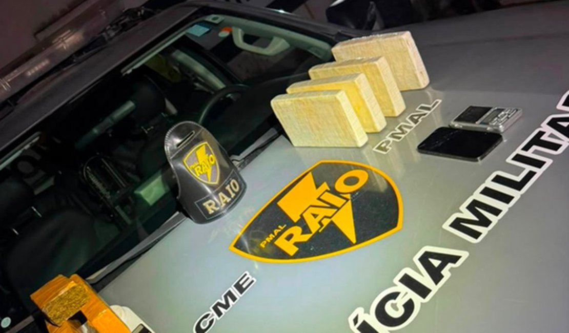 Companhia de RAIO prende homem por tráfico de drogas na Nova Satuba