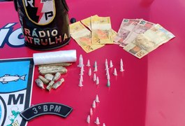 Jovem de 21 anos é preso por tráfico de drogas em Arapiraca