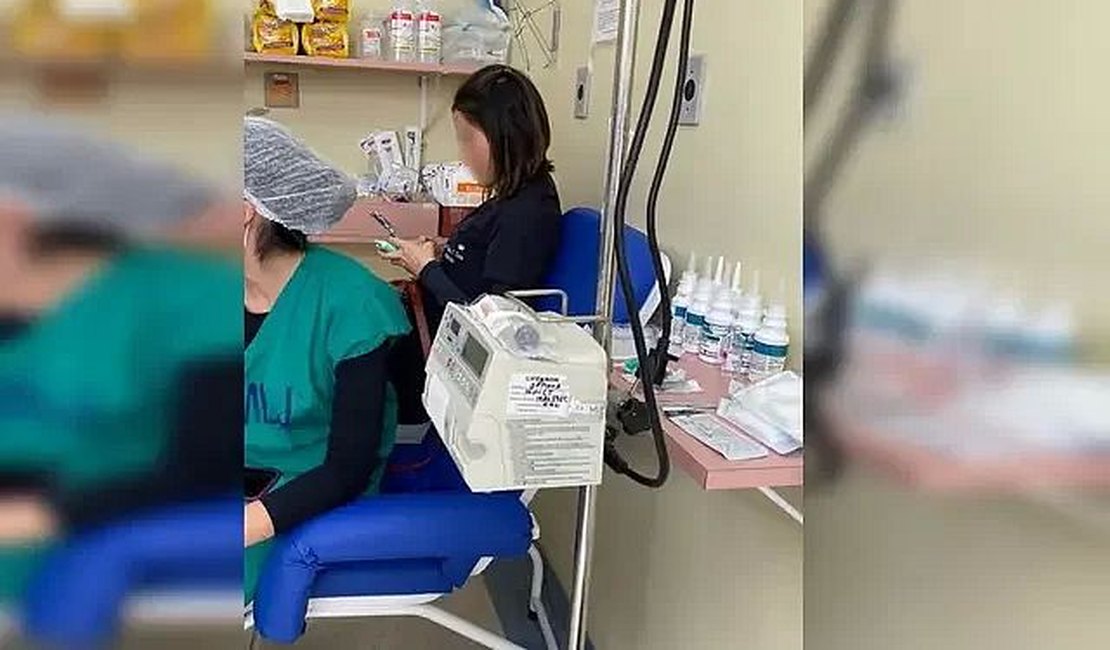 Aluna de medicina é flagrada com cigarro eletrônico em parto