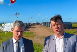 Energia é cortada em acampamento do MST na Fazenda Laranjal, em São Sebastião