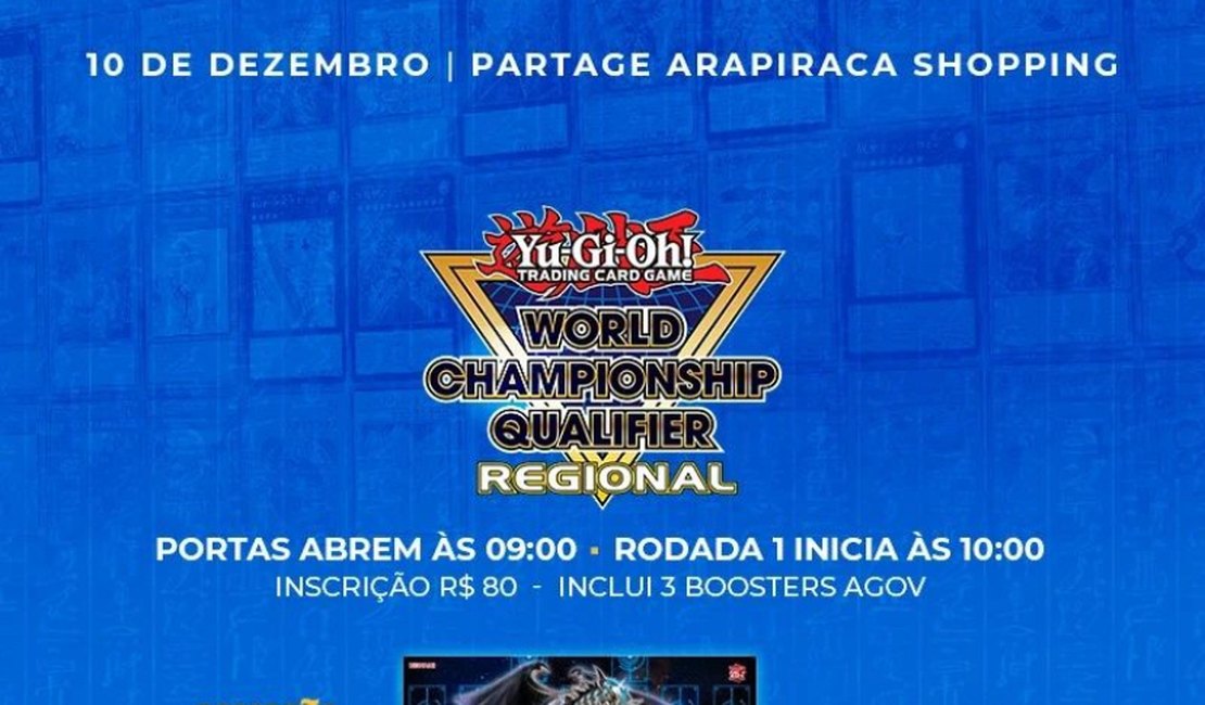 Arapiraca sediará o maior torneio de Yu-Gi-Oh! do Nordeste