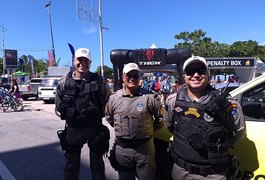 Ação eficiente da PMAL garante a segurança do maior evento de triathlon da América Latina