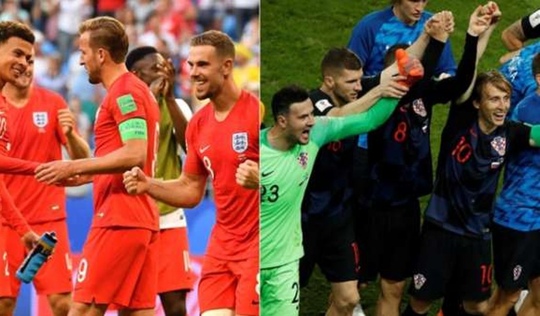 Croácia e Inglaterra disputam hoje segunda vaga para final da Copa