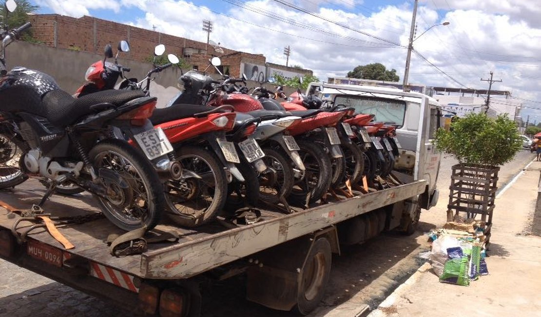 BPTran e 3º BPM apreendem 14 veículos durante operação em  Arapiraca