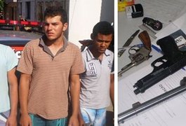 11º BPM prende três sergipanos por porte ilegal de arma