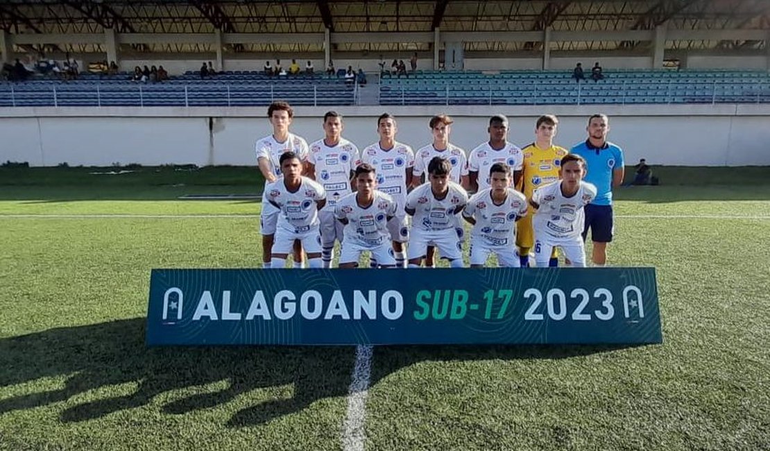 Cruzeiro de Arapiraca avança para as semifinais do Alagoano Sub-17; confira confrontos da próxima fase