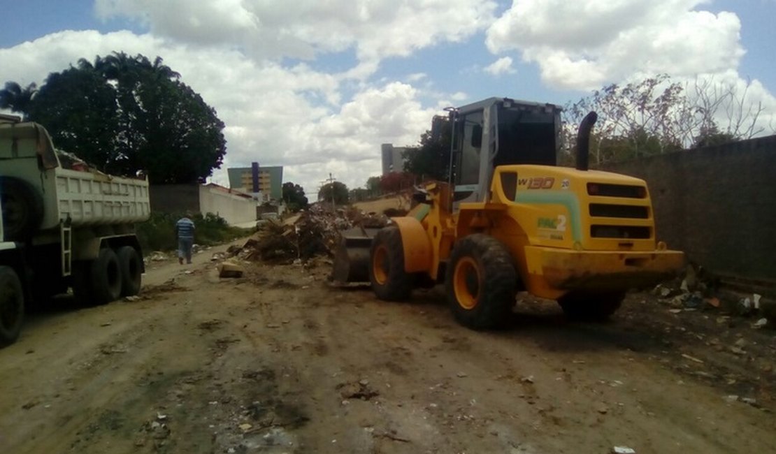 Prefeitura de Arapiraca recolhe mais de 426 toneladas de lixo em janeiro