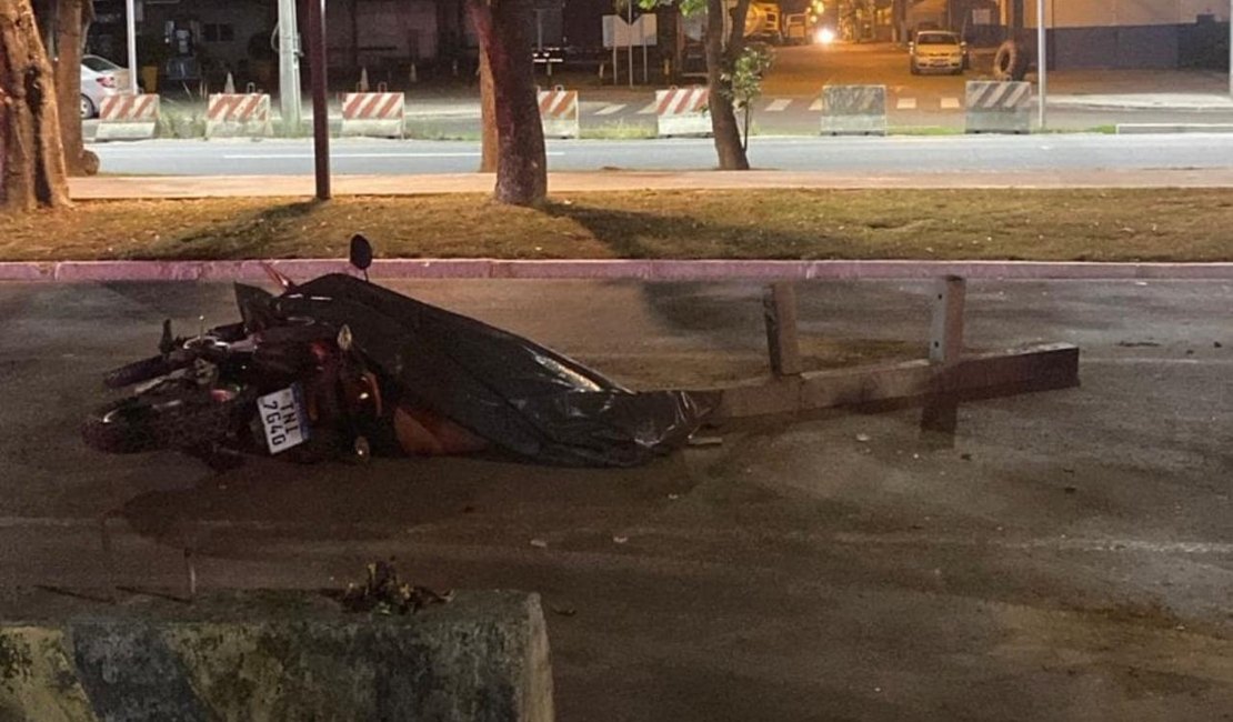 Motociclista morre em acidente na parte alta de Maceió
