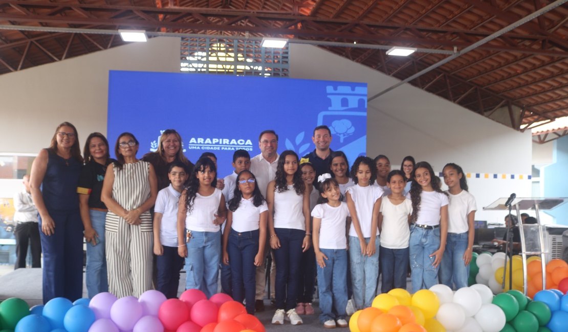 Vídeo. Prefeito Luciano Barbosa inaugura escola no Residencial Nossa Senhora Aparecida nesta terça (5)