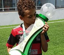 Após passar em testes, arapiraquense de apenas 8 anos será avaliado pelo Flamengo no RJ