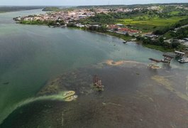 Ronaldo Lopes, Paulo Dantas e Renan Filho visitam obra da ponte Penedo-Neópolis