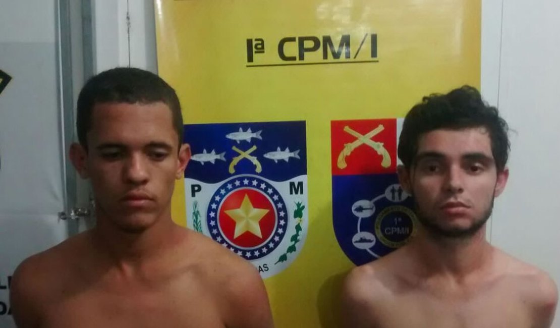 Rocam prende dupla com arma de fogo em São Miguel dos Campos