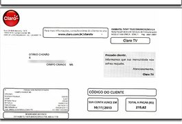 Cliente de TV por assinatura é chamado de Otário Chorão em boleto após pedir desconto