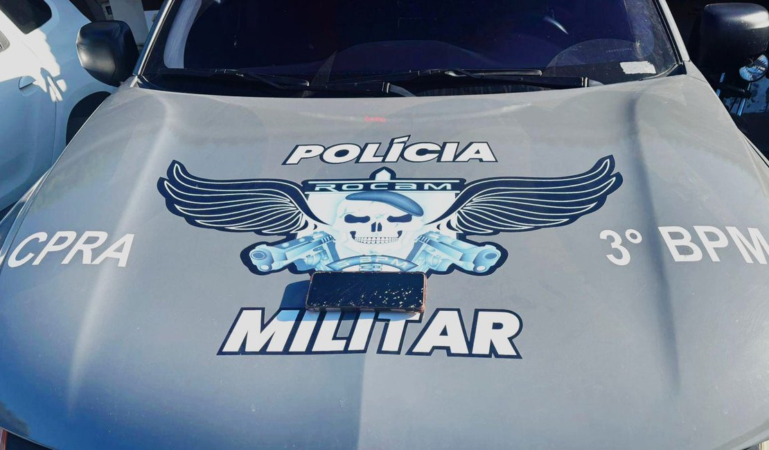 Homem é preso em flagrante após roubar uma mulher na área verde, em Arapiraca