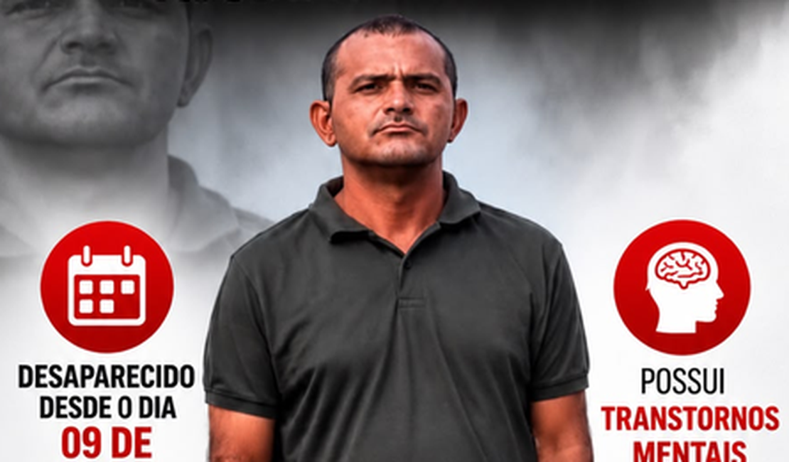 Familiares e amigos buscam localizar homem que desapareceu na sexta-feira, em Arapiraca