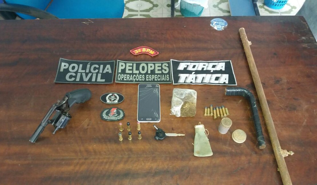 Polícia captura cinco suspeitos de latrocínio em Lagoa da Canoa