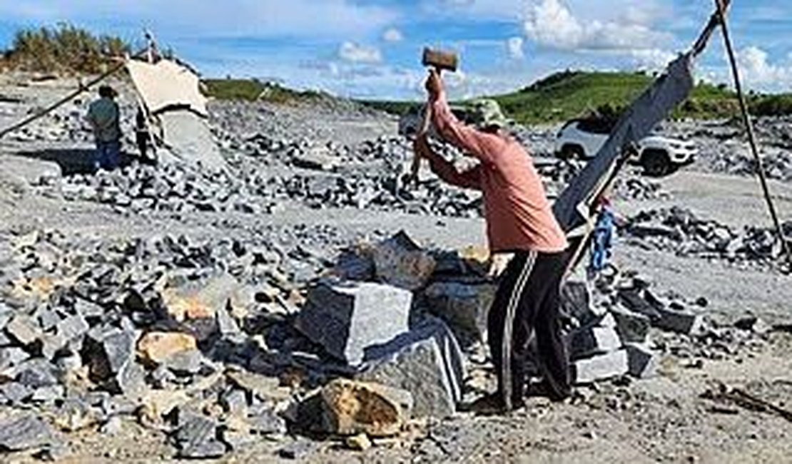 MTE resgata trabalhadores em situação de escravidão  em pedreiras de Alagoas