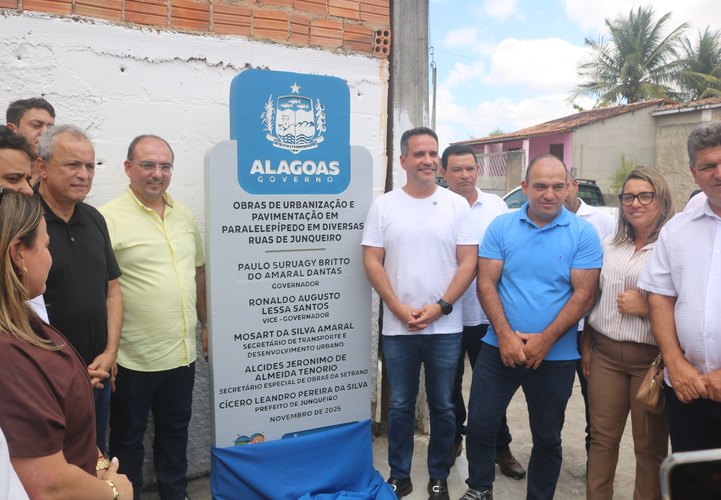 Junqueiro recebe governador para inaugurações