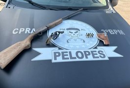 Pelopes e Cisp de Lagoa da Canoa apreendem armas de fogo durante operação em Campo Grande