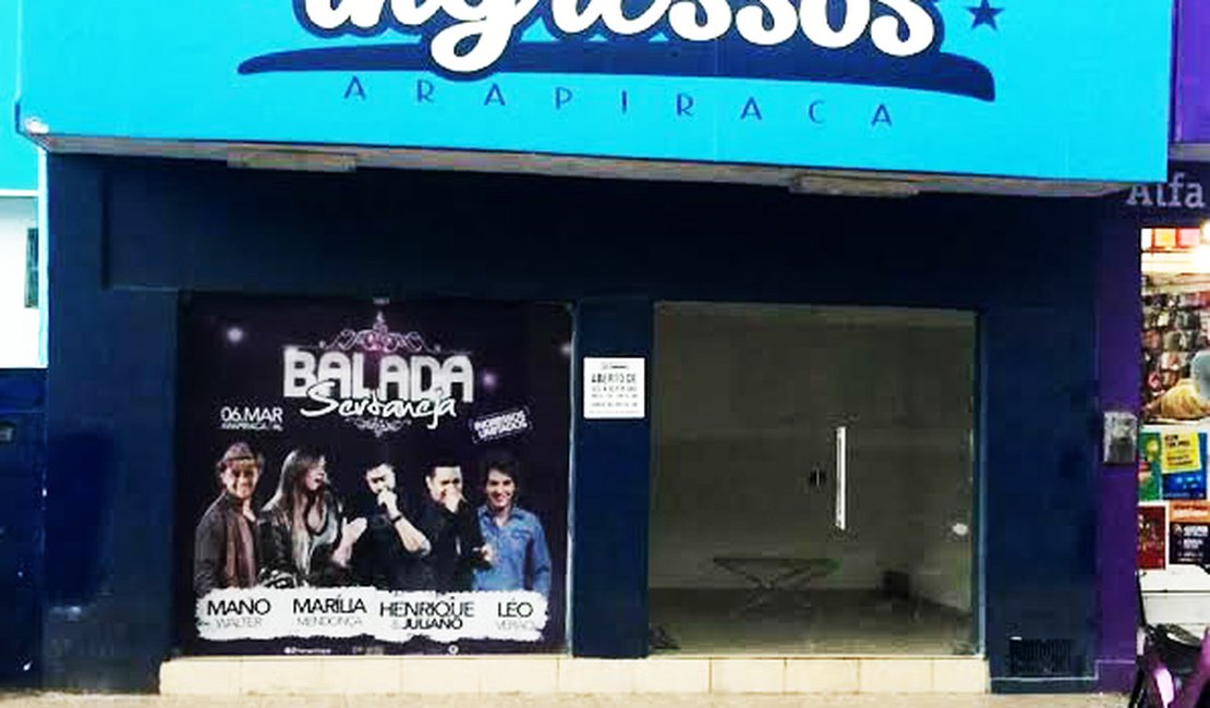 Empresa vende ingressos online e conquista a confiança do público arapiraquense