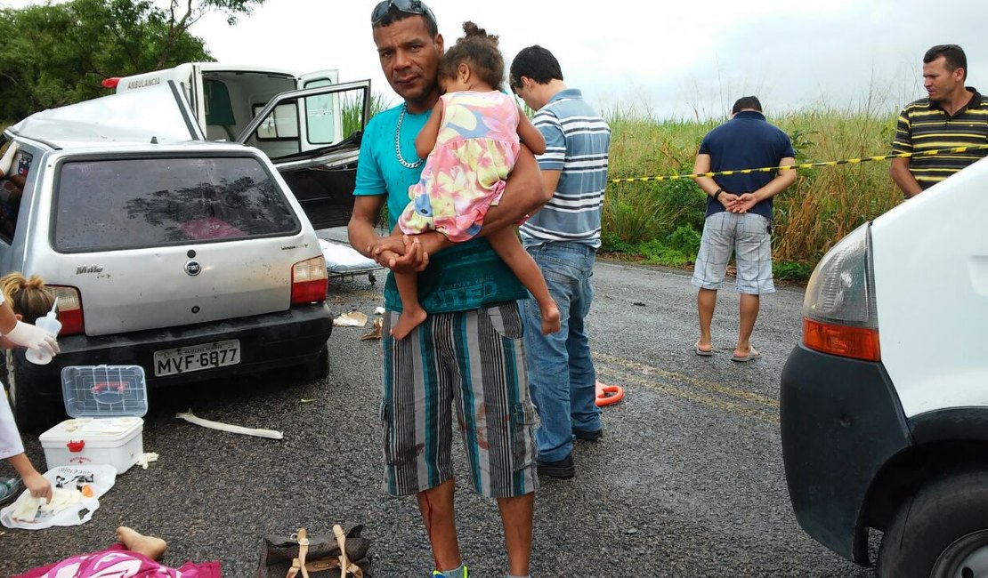 Uma pessoa morre e três ficam feridas em grave acidente, em Boca da Mata