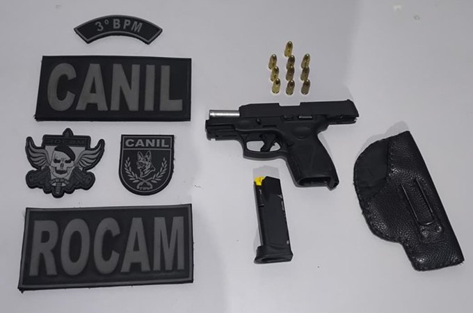 Homem embriagado é preso com pistola na cintura no bairro Bom Sucesso, em Arapiraca