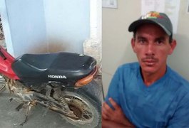 Polícia Civil prende homem com moto roubada em Arapiraca