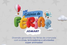 Jomart promove Colônia de Férias com oficinas, brincadeiras e muita diversão para a criançada