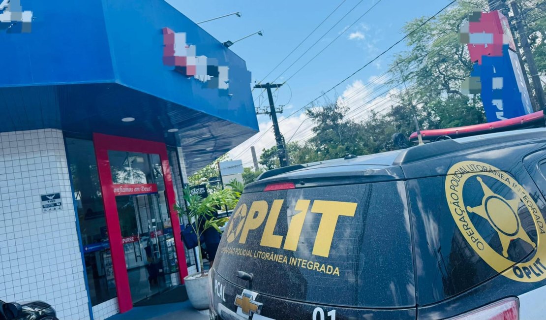 Oplit prende mulher após furto em farmácia na parte baixa de Maceió