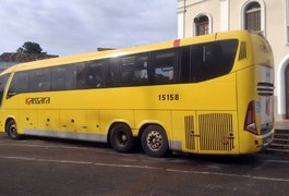 Criminosos tentam assaltar ônibus intermunicipal em Messias, AL