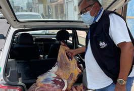 Cerca de 100kg de carne de origem clandestina são apreendidos em Arapiraca