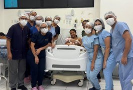 Primeiro bebê nascido em 2026 na rede pública estadual é menina