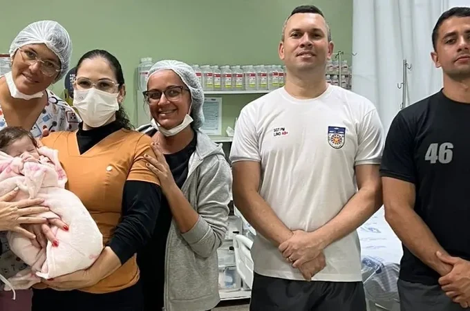 Agentes do BPRv salvam bebê de 2 meses, vítima de engasgo em Arapiraca﻿