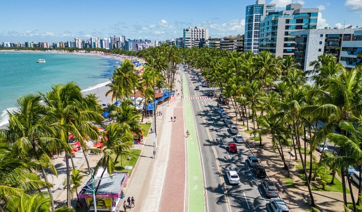 Maceió segue na liderança entre os destinos mais procurados, segundo a Decolar