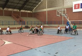 Arapiraquenses se preparam no Recife para o Campeonato Brasileiro de Basquete em Cadeira de Rodas