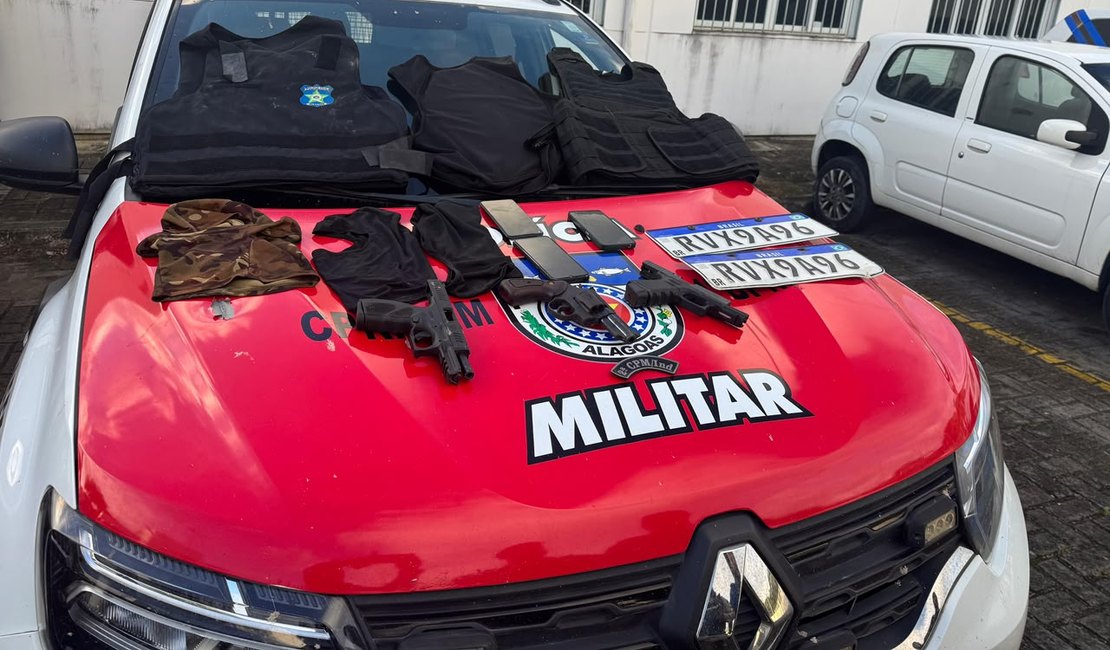 PM prende cinco suspeitos após homicídio no Litoral Norte de Alagoas