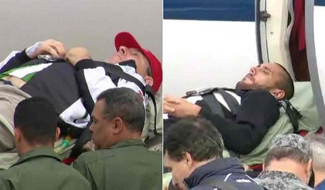 Sobreviventes, Alan Ruschel e Rafael Henzel  já estão a caminho do Brasil