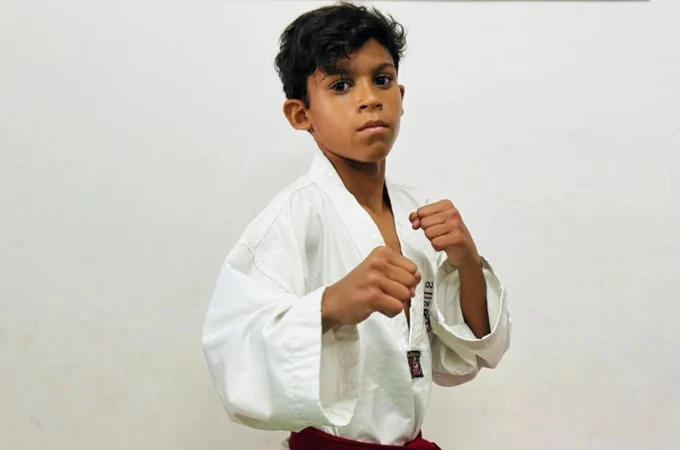 Atleta do Ronda Mirim Corações da Paz é vice-campeão da Copa do Brasil de Taekwondo no Rio Grande do Sul