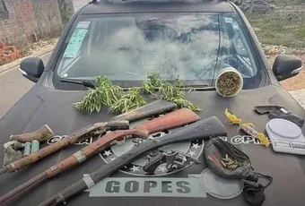 Dupla é presa por suspeita de tráfico durante operação de Carnaval em Olho d’Água Grande